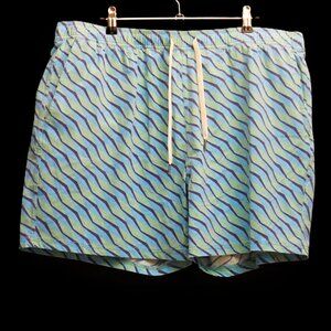 Fair Harbor Green Seabay Bungalow Shorts with Built In Bike Shorts Men’s XXXL